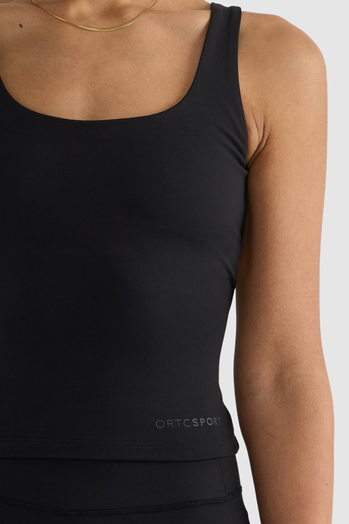 ORTC Eva Twist Back Reversible Top – Black – product view 2