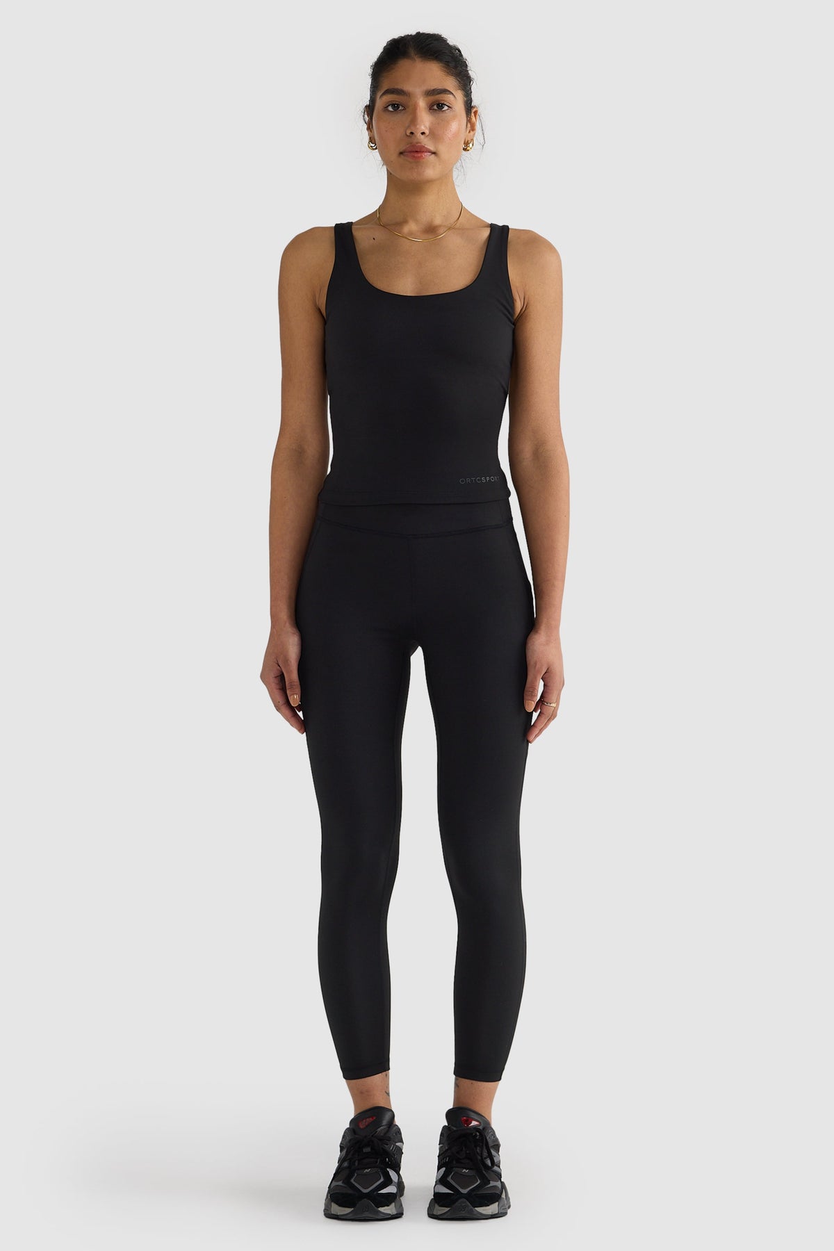 ORTC Eva Twist Back Reversible Top – Black – product view 3