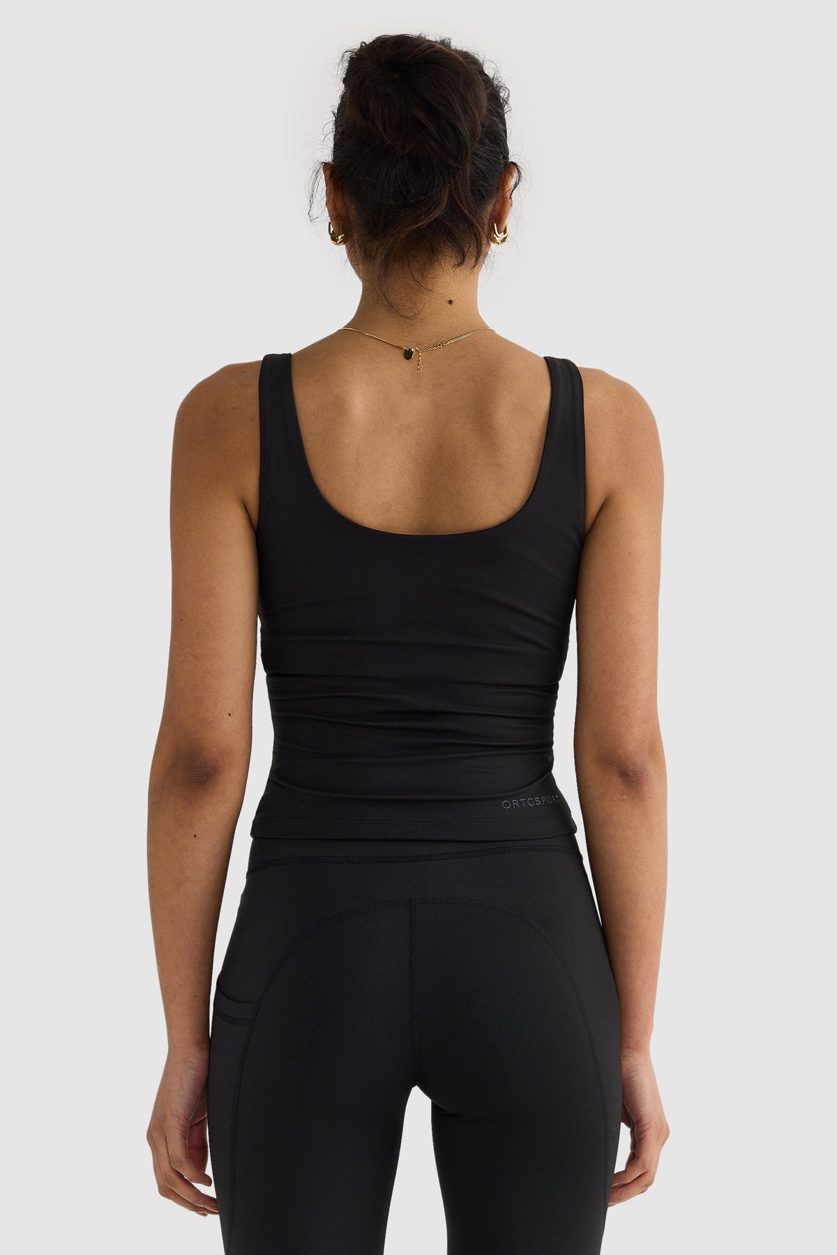 ORTC Eva Twist Back Reversible Top – Black – product view 5