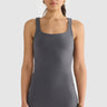 ORTC Evie Jersey Full Length Dress – Charcoal – product view 3