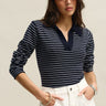 ORTC Kingston Knit Polo Top – Navy & White