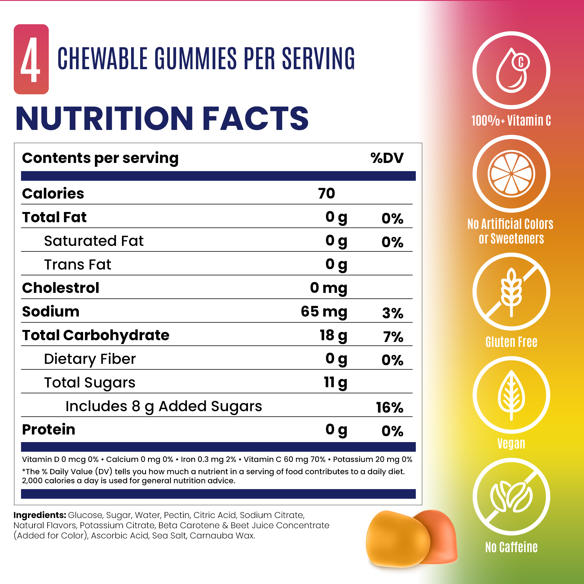 SaltStick Energy Gummies – OMG! Orange Mango Guava – product view 2