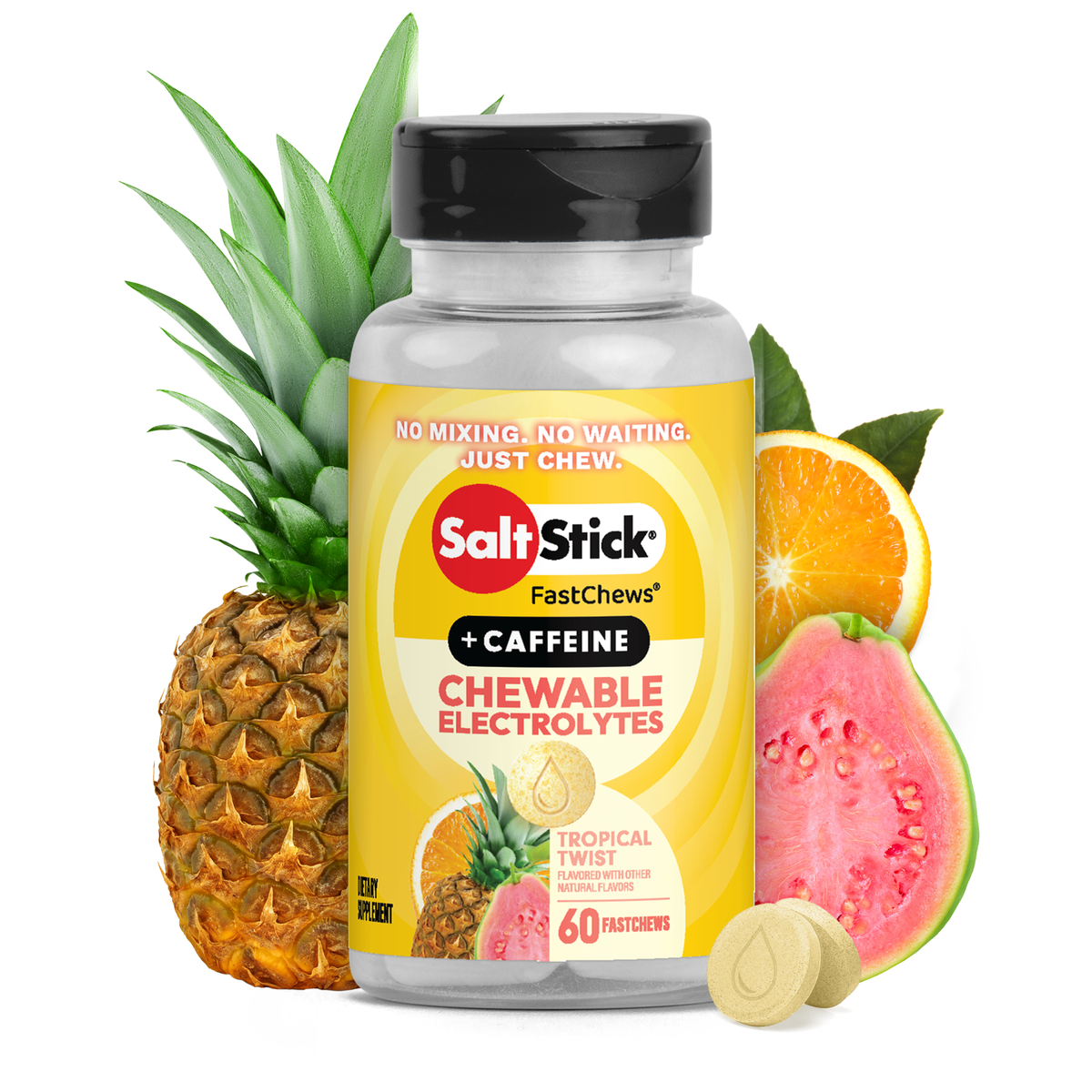 SaltStick FastChews + Caffeine – Tropical Twist – product view 2