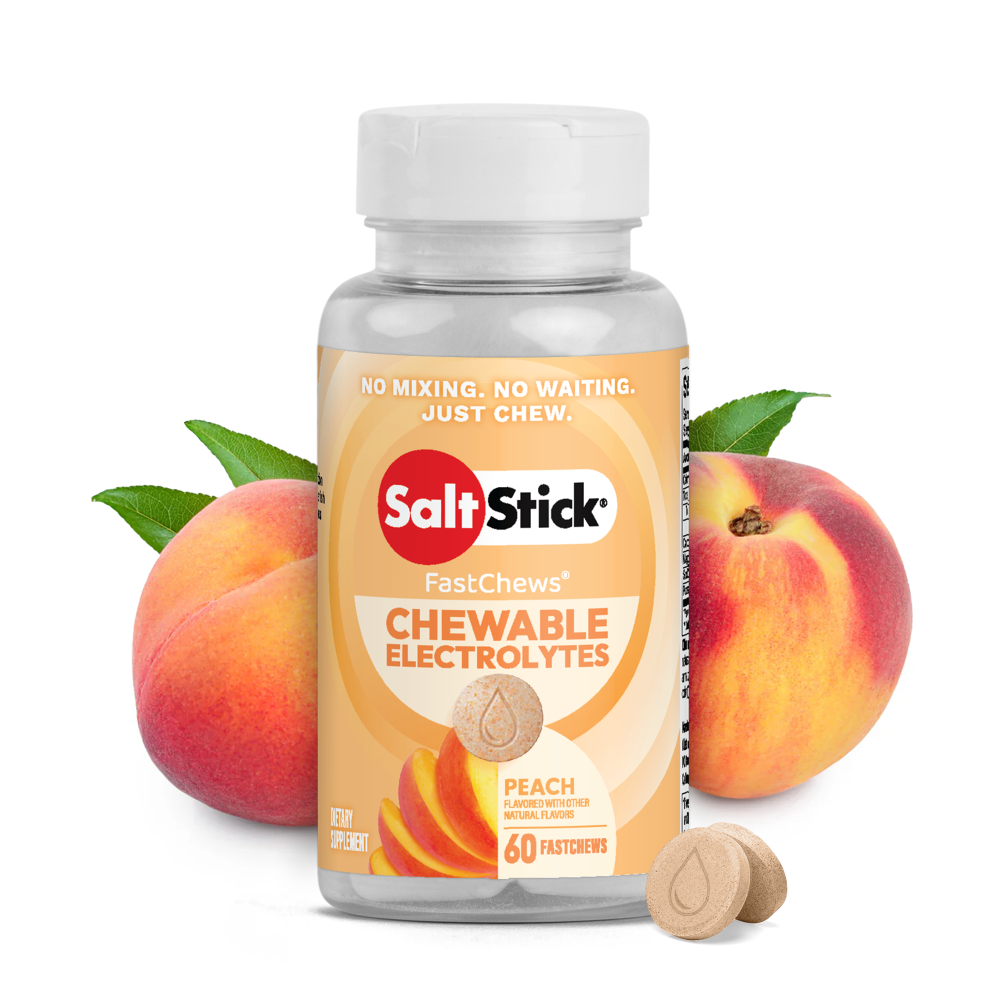 SaltStick FastChews chewable electrolytes – Peach – product view 2