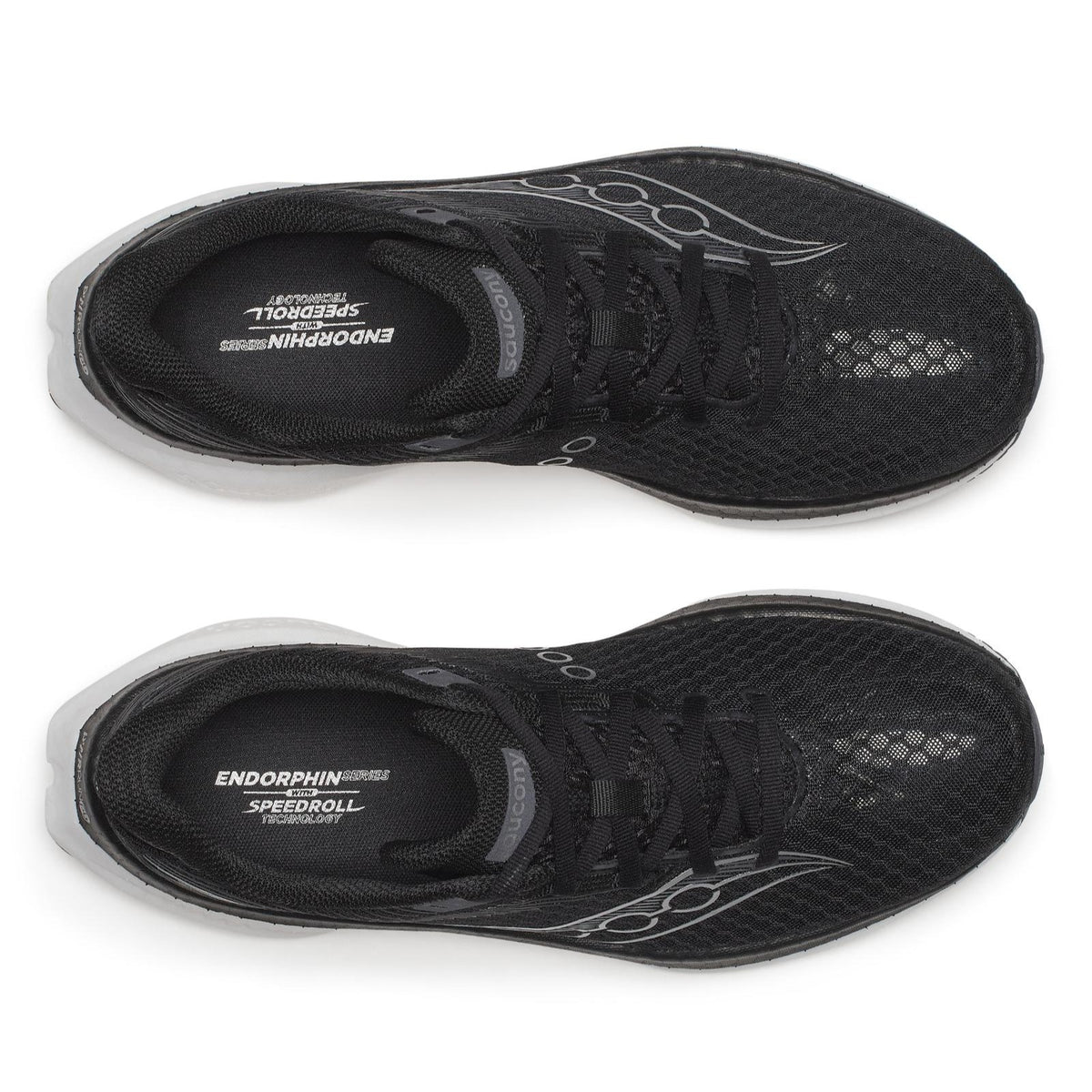 Saucony Endorphin Speed 5 Wide running shoe – Black / White – product view 4