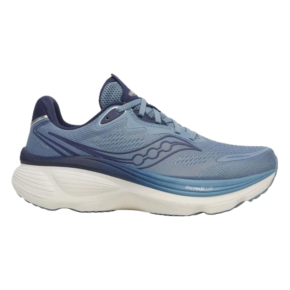 Saucony Hurricane 26 Wide Men’s supportive running shoe – Windward / Naval – product view 1