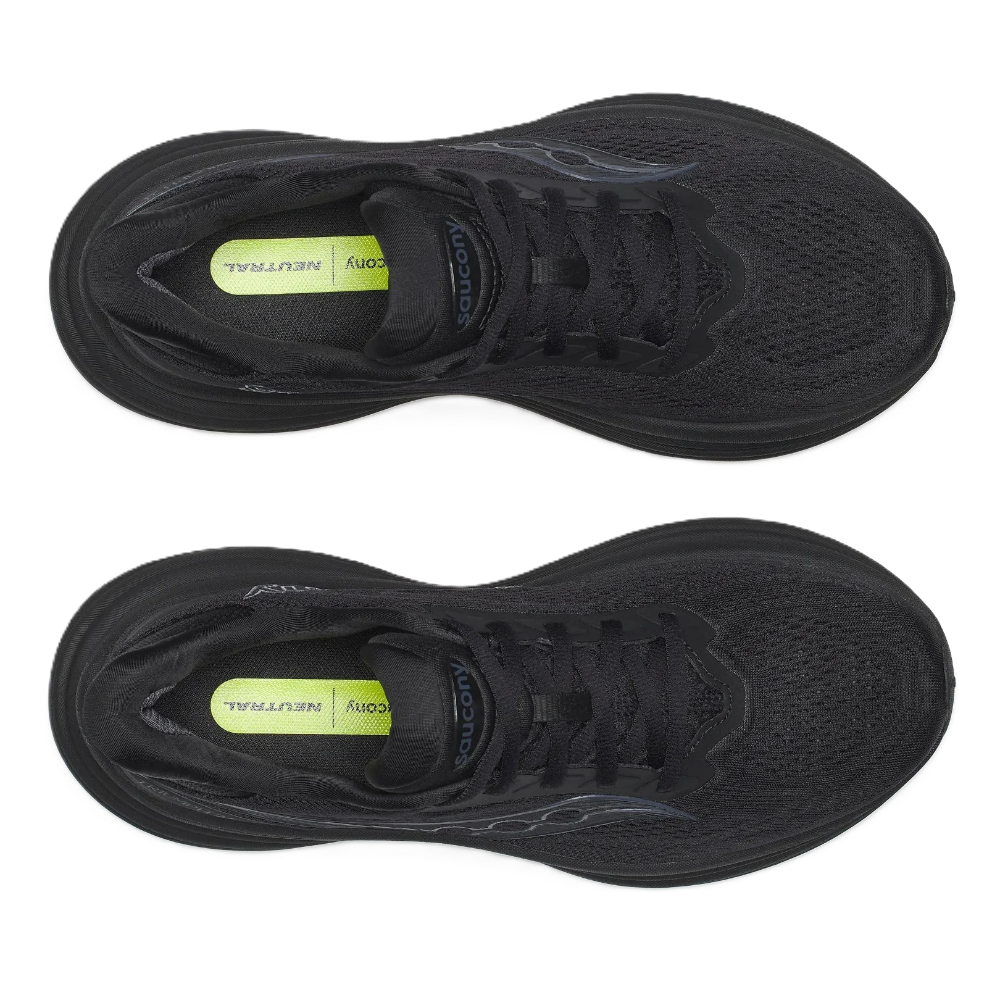 Saucony Triumph 24 Wide Men’s running shoe – Triple Black – product view 5