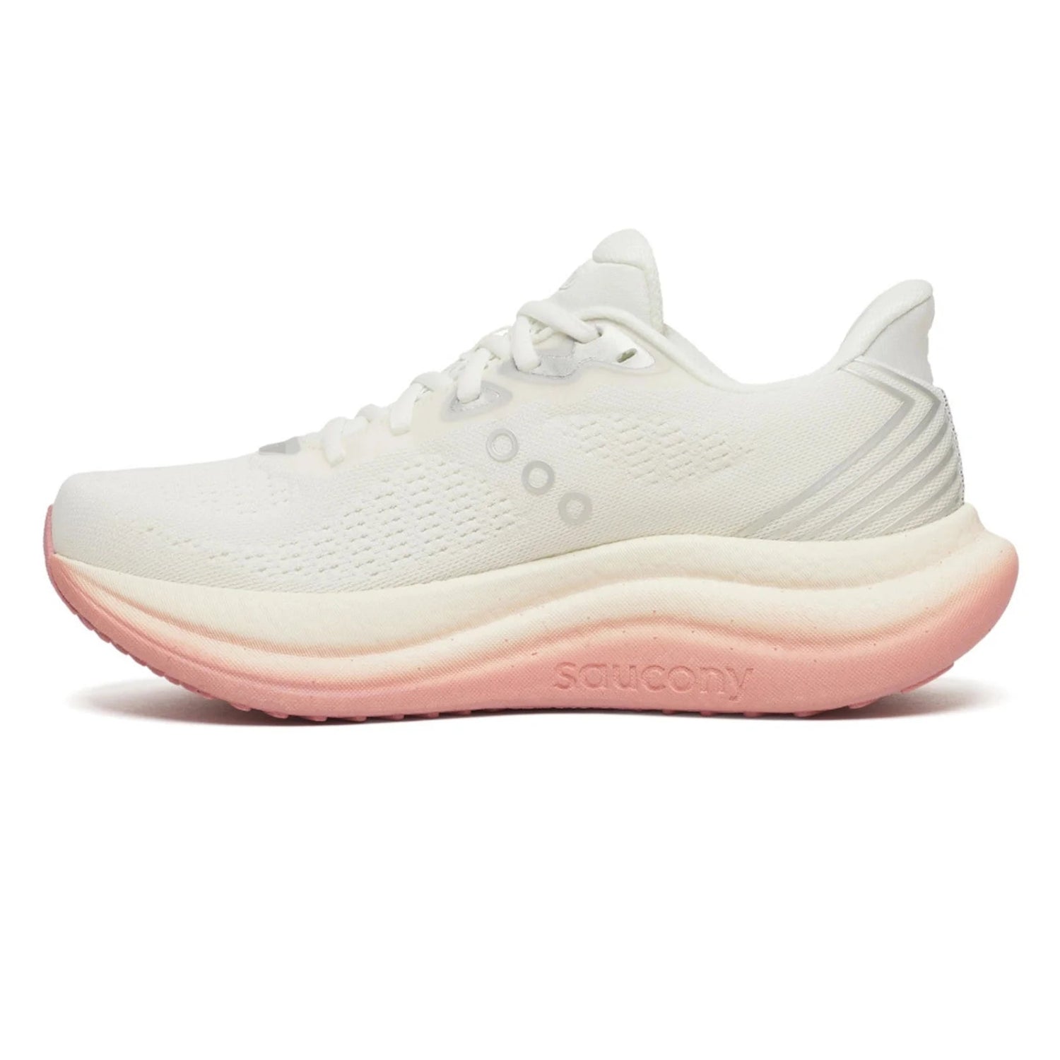 Saucony Triumph 23 Women’s running shoe – Ivory / Mauve – product view 2