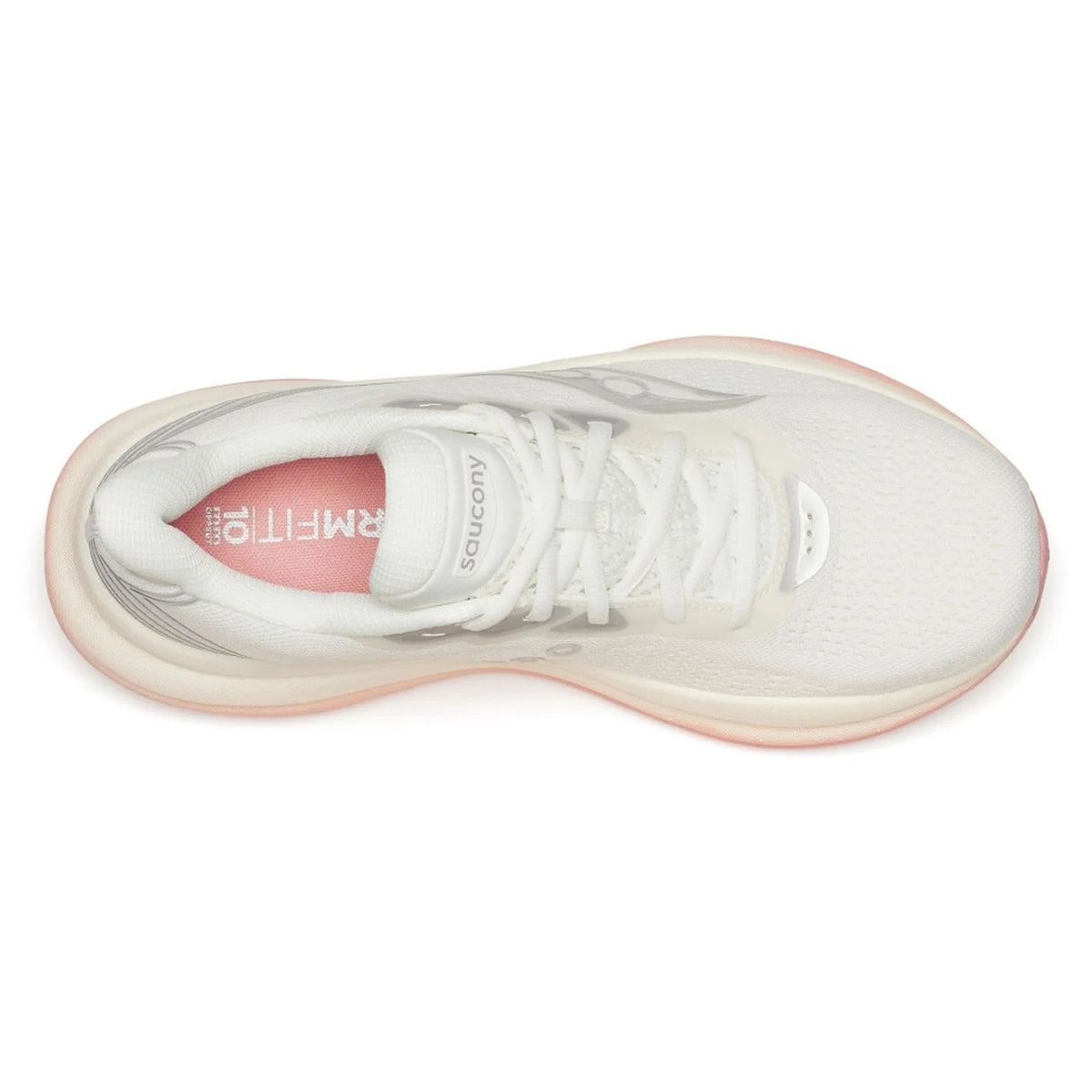 Saucony Triumph 23 Women’s running shoe – Ivory / Mauve – product view 3
