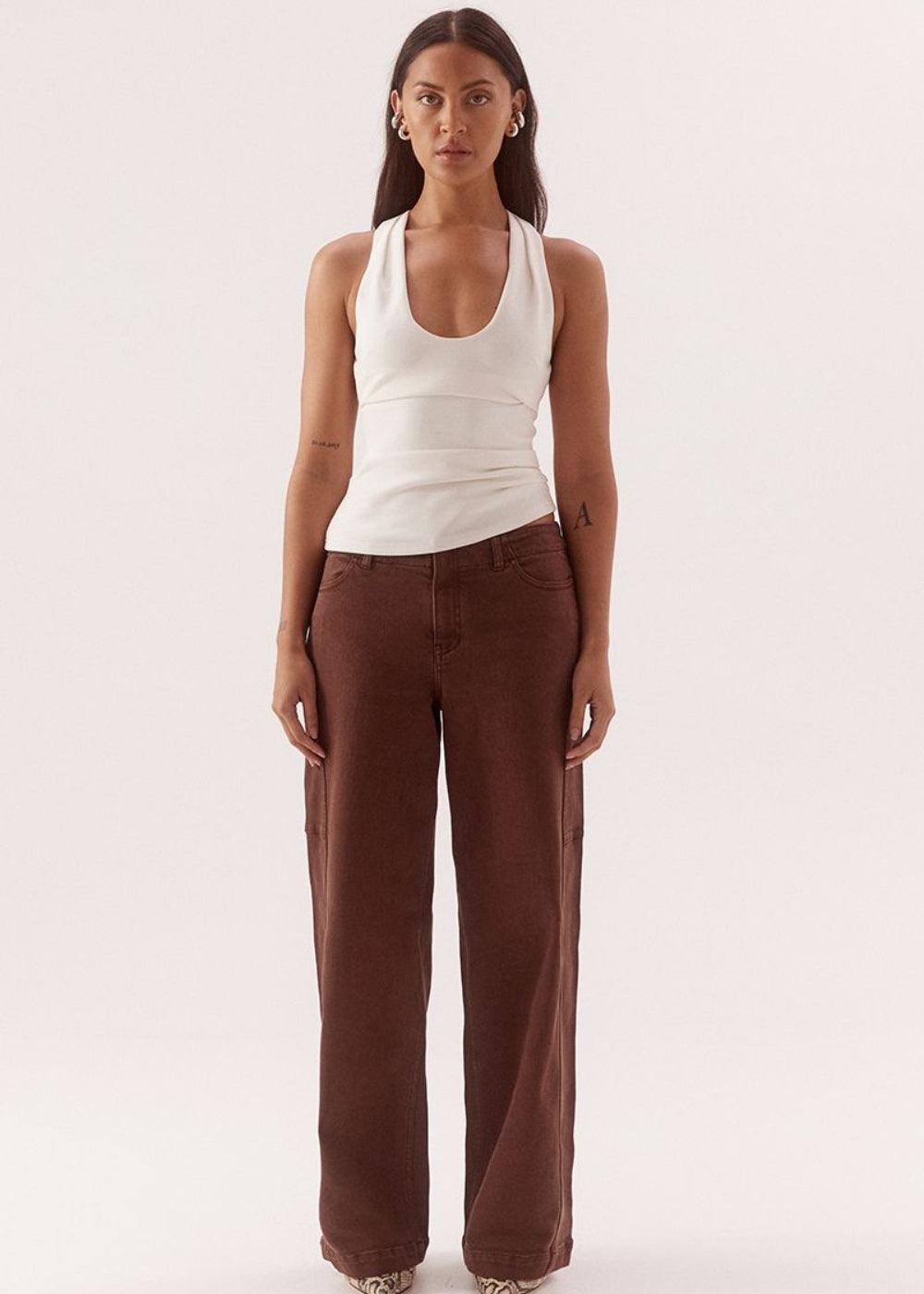 Sovere Studio Lora Tank – Chalk – product view 2