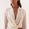 Sovere Studio Selen Shirt - Chalk