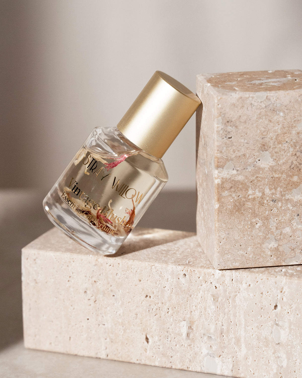 Stray Willow Essential Oil Perfume Roller – Vintage Blush – product view 1