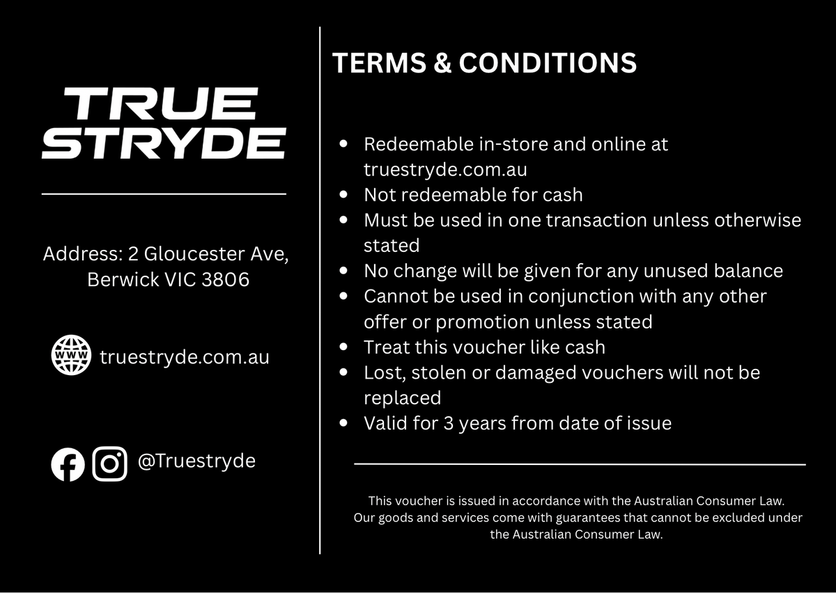 True Stryde Gift Card – product view 2