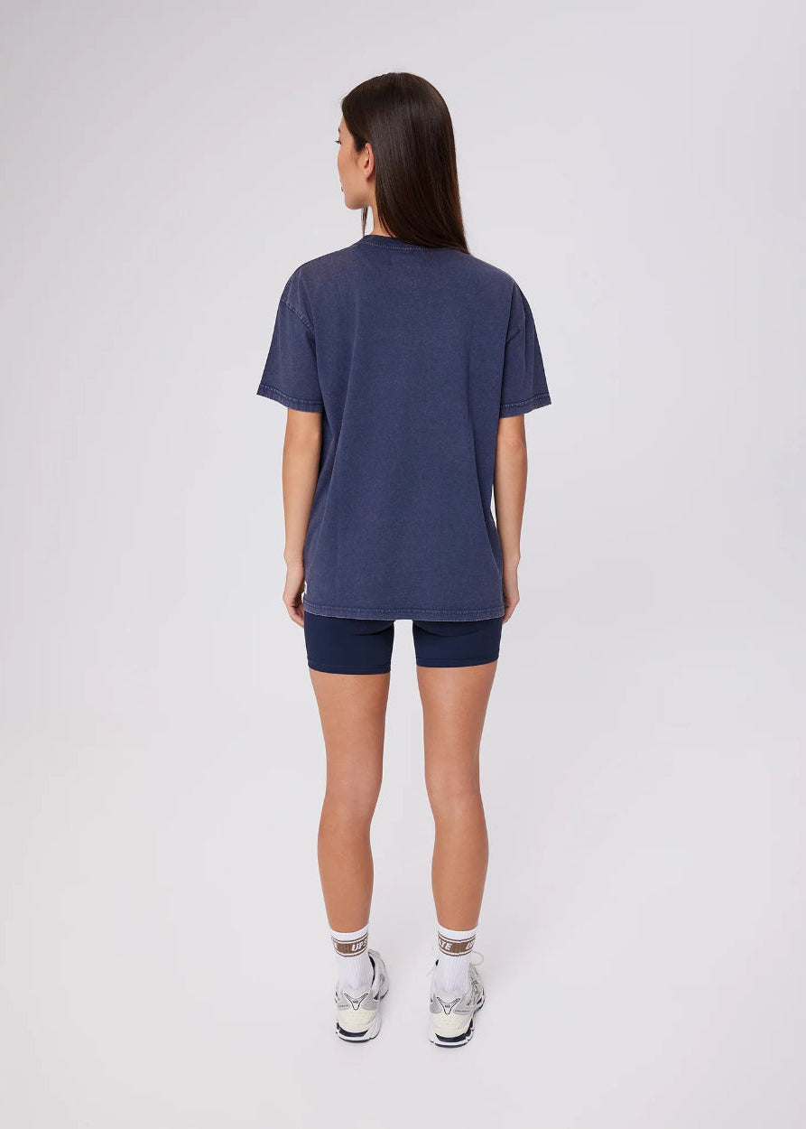 Upstate Sport Thrive Tee – Washed Midnight Navy – product view 4