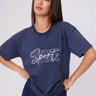 Upstate Sport Thrive Tee - Washed Midnight Navy