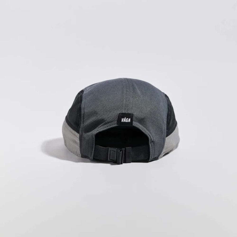 VÅGA Club running cap – Light Grey / Mid Grey / Black – product view 5