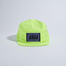 VÅGA Feather Edge Cap in Neon Yellow – view 1