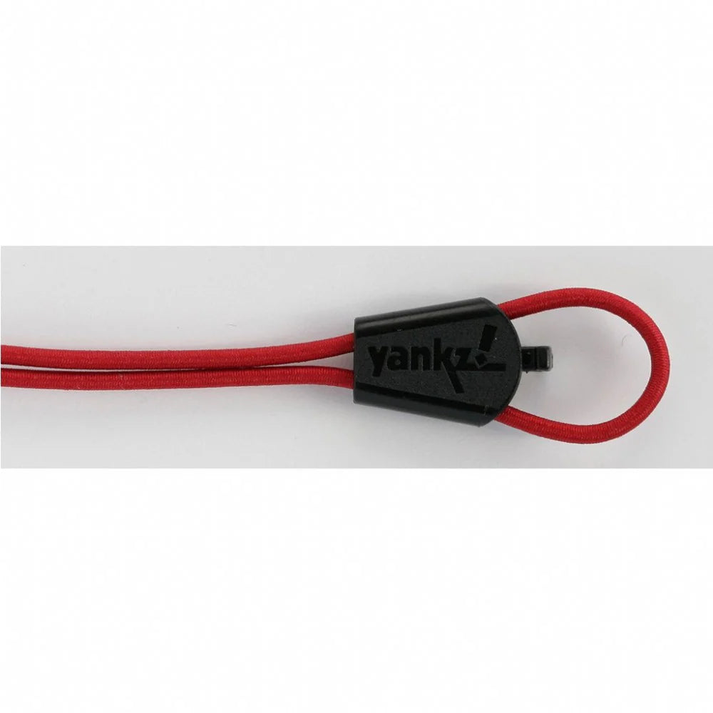 Yankz! Surelace System – No Tie Shoe Laces – Red with Black Buckle