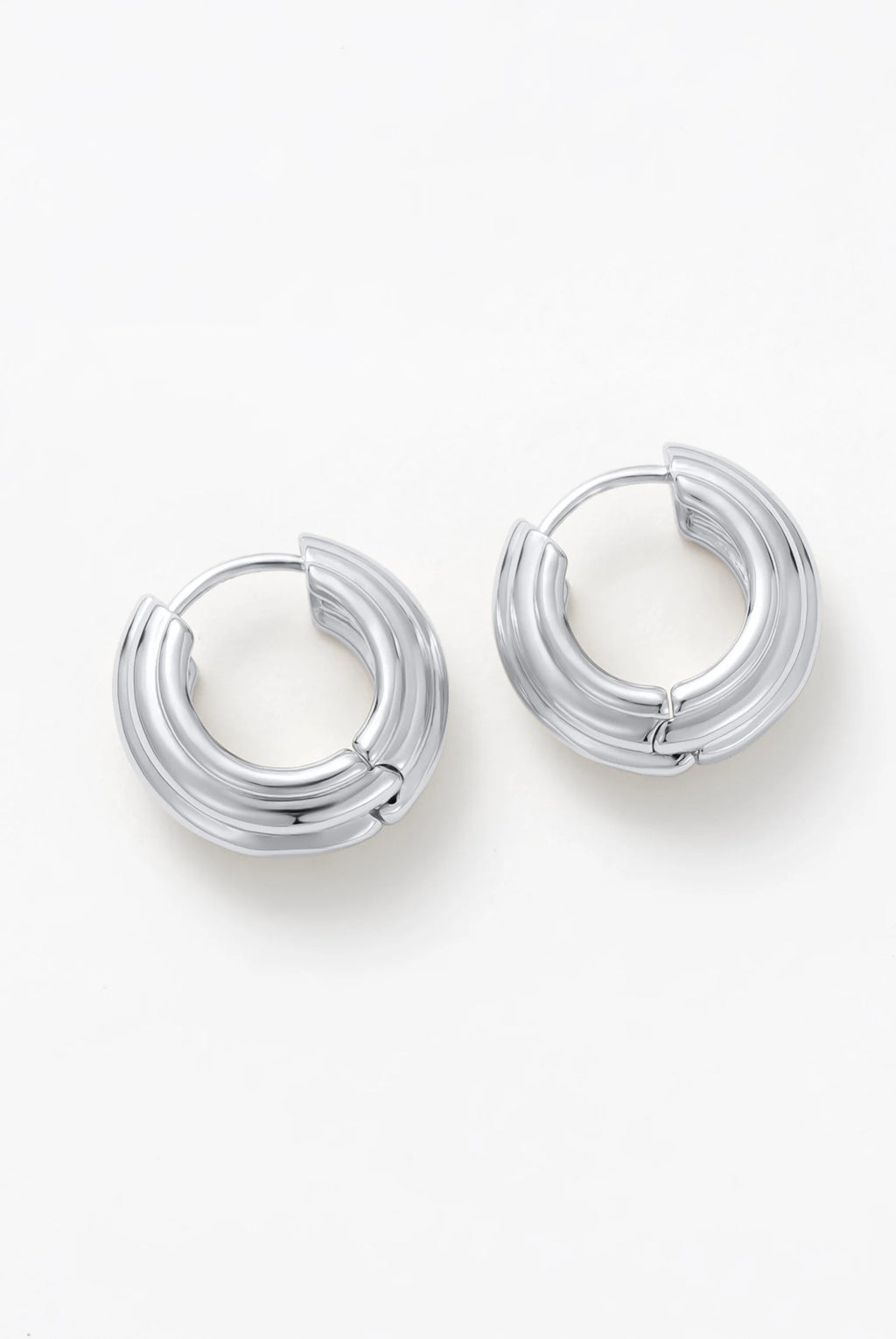 Zafino Eliza Hoop – Silver – product view 3