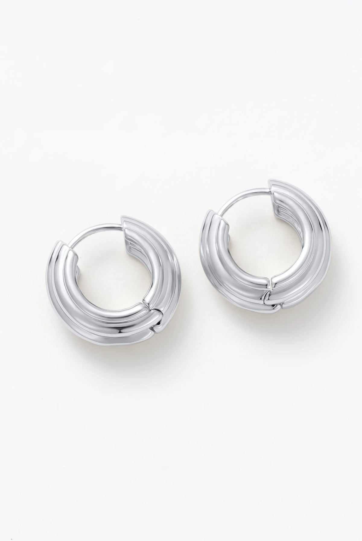 Zafino Eliza Hoop – Silver – product view 3