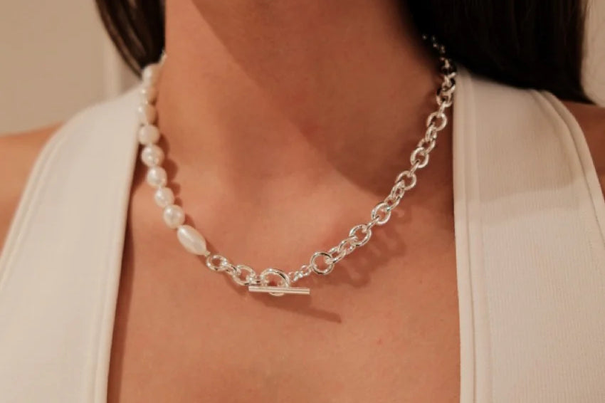 Zafino Eliza Necklace – Silver – product view 2