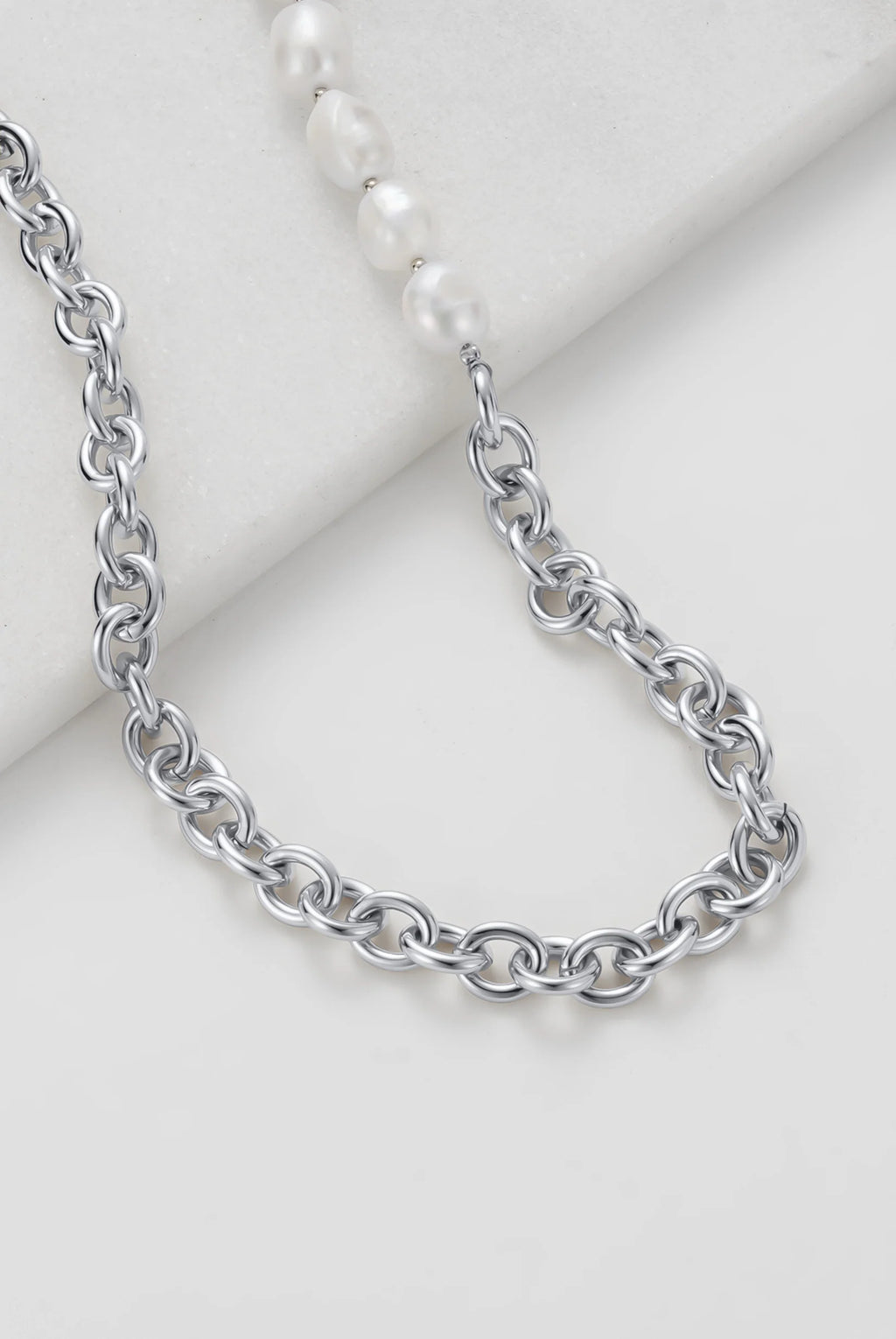 Zafino Eliza Necklace – Silver – product view 3