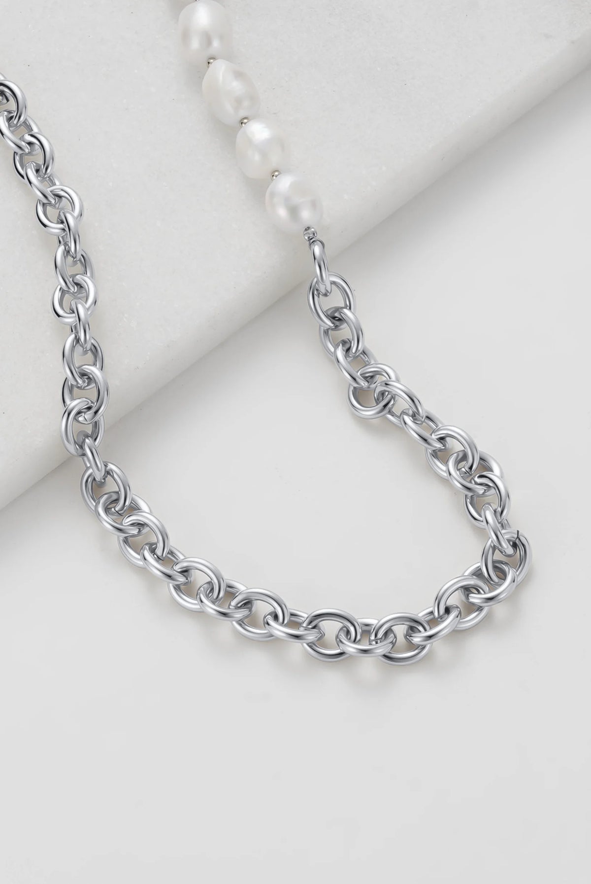 Zafino Eliza Necklace – Silver – product view 3