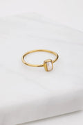 Zafino Grace Pearl Ring – Gold (Size 8)