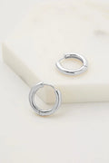 Zafino Kendall Hoop Medium – Silver – product view 1