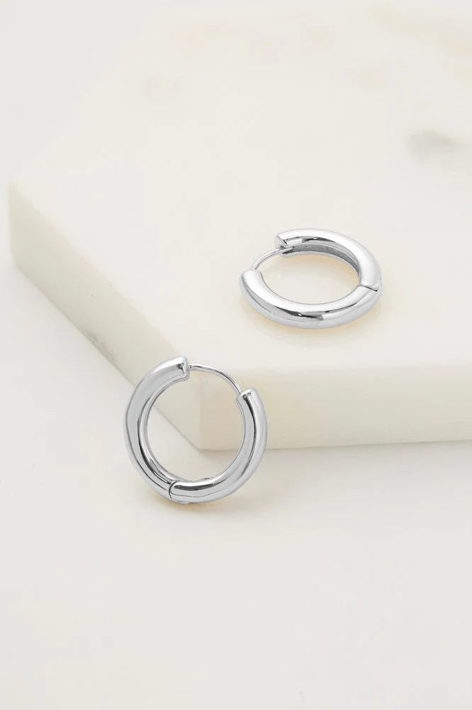 Zafino Kendall Hoop Medium – Silver – product view 1