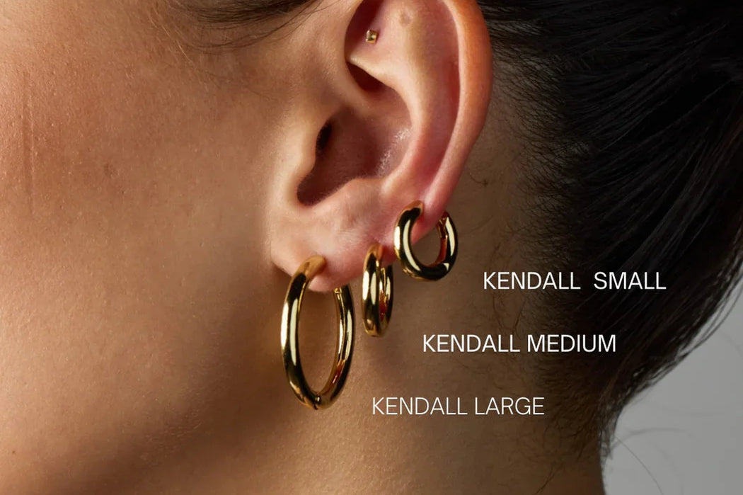Zafino Kendall Hoop Medium – Silver – product view 2